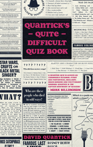Cover image: Quantick's Quite Difficult Quiz Book 9781472146243