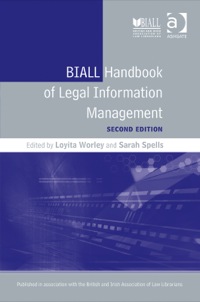 Cover image: BIALL Handbook of Legal Information Management 2nd edition 9781409423966