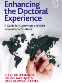 Cover image: Enhancing the Doctoral Experience 9781409451754