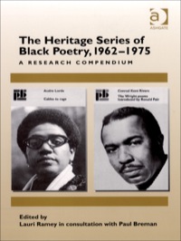 Cover image: The Heritage Series of Black Poetry, 1962–1975: A Research Compendium 9780754657828