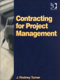 Cover image: Contracting for Project Management 9780566085291