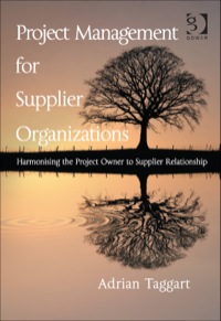 Cover image: Project Management for Supplier Organizations: Harmonising the Project Owner to Supplier Relationship 9781472411099