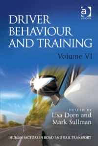 Omslagafbeelding: Driver Behaviour and Training: Volume VI 9781472414694