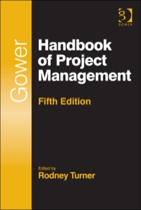 Cover image: Gower Handbook of Project Management 5th edition 9781472422965