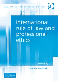 صورة الغلاف: International Rule of Law and Professional Ethics 9781472428035