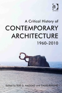 Imagen de portada: A Critical History of Contemporary Architecture 9781409439813