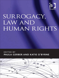 Cover image: Surrogacy, Law and Human Rights 9781472451248