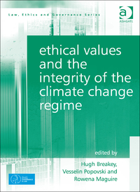 Omslagafbeelding: Ethical Values and the Integrity of the Climate Change Regime 9781472469595