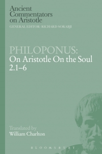 Imagen de portada: Philoponus: On Aristotle On the Soul 2.1-6 1st edition 9781472557728