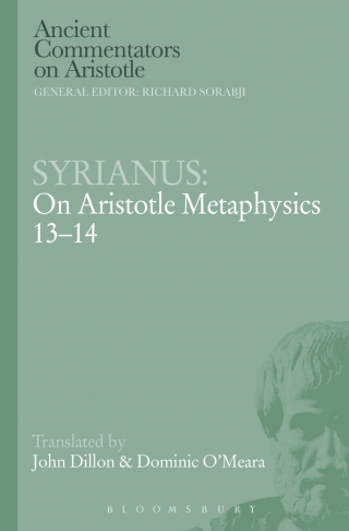 Omslagafbeelding: Syrianus: On Aristotle Metaphysics 13-14 1st edition 9781472558145