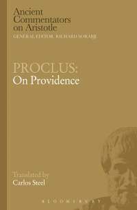 Cover image: Proclus: On Providence 1st edition 9781472558152