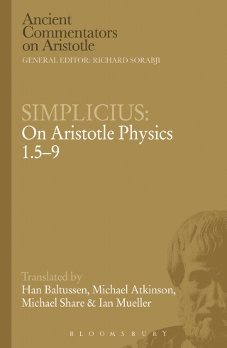 Cover image: Simplicius: On Aristotle Physics 1.5-9 1st edition 9781472557865