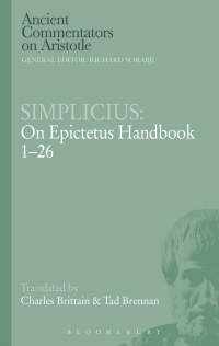 Cover image: Simplicius: On Epictetus Handbook 1-26 1st edition 9781472558060