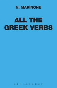 Omslagafbeelding: All the Greek Verbs 1st edition 9780715617724