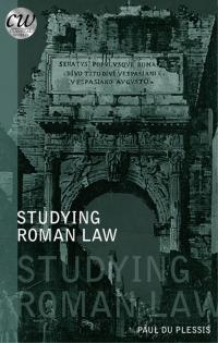 Cover image: Studying Roman Law 1st edition 9781780930268