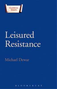 Cover image: Leisured Resistance 1st edition 9781474244022