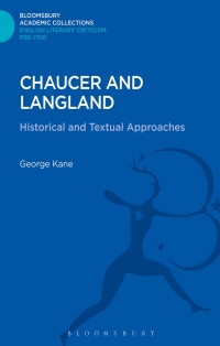 Cover image: Chaucer and Langland 1st edition 9781472508430