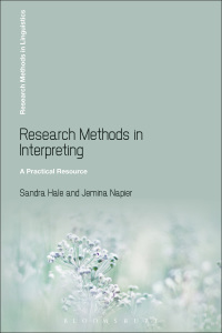 Cover image: Research Methods in Interpreting 1st edition 9781441168511