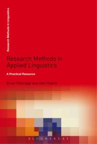 表紙画像: Research Methods in Applied Linguistics 2nd edition 9781472525017