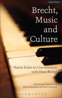 Cover image: Brecht, Music and Culture 1st edition 9781472528414