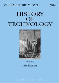 Cover image: History of Technology Volume 32 1st edition 9781472527240