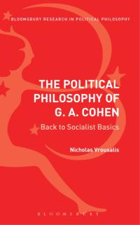 Cover image: The Political Philosophy of G. A. Cohen 1st edition 9781472528285