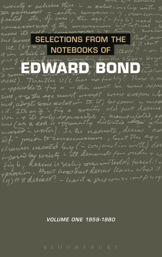 表紙画像: Selections from the Notebooks Of Edward Bond 1st edition 9780413730206