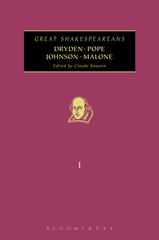 Cover image: Dryden, Pope, Johnson, Malone 1st edition 9780826420862