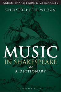 Cover image: Music in Shakespeare 1st edition 9781472520319