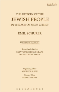 Titelbild: The History of the Jewish People in the Age of Jesus Christ: Volume 3.ii and Index 1st edition 9780567130167