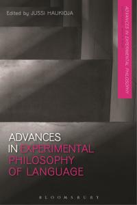 Cover image: Advances in Experimental Philosophy of Language 1st edition 9781472570734