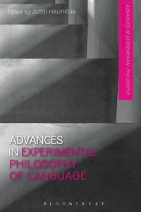 Imagen de portada: Advances in Experimental Philosophy of Language 1st edition 9781472570734