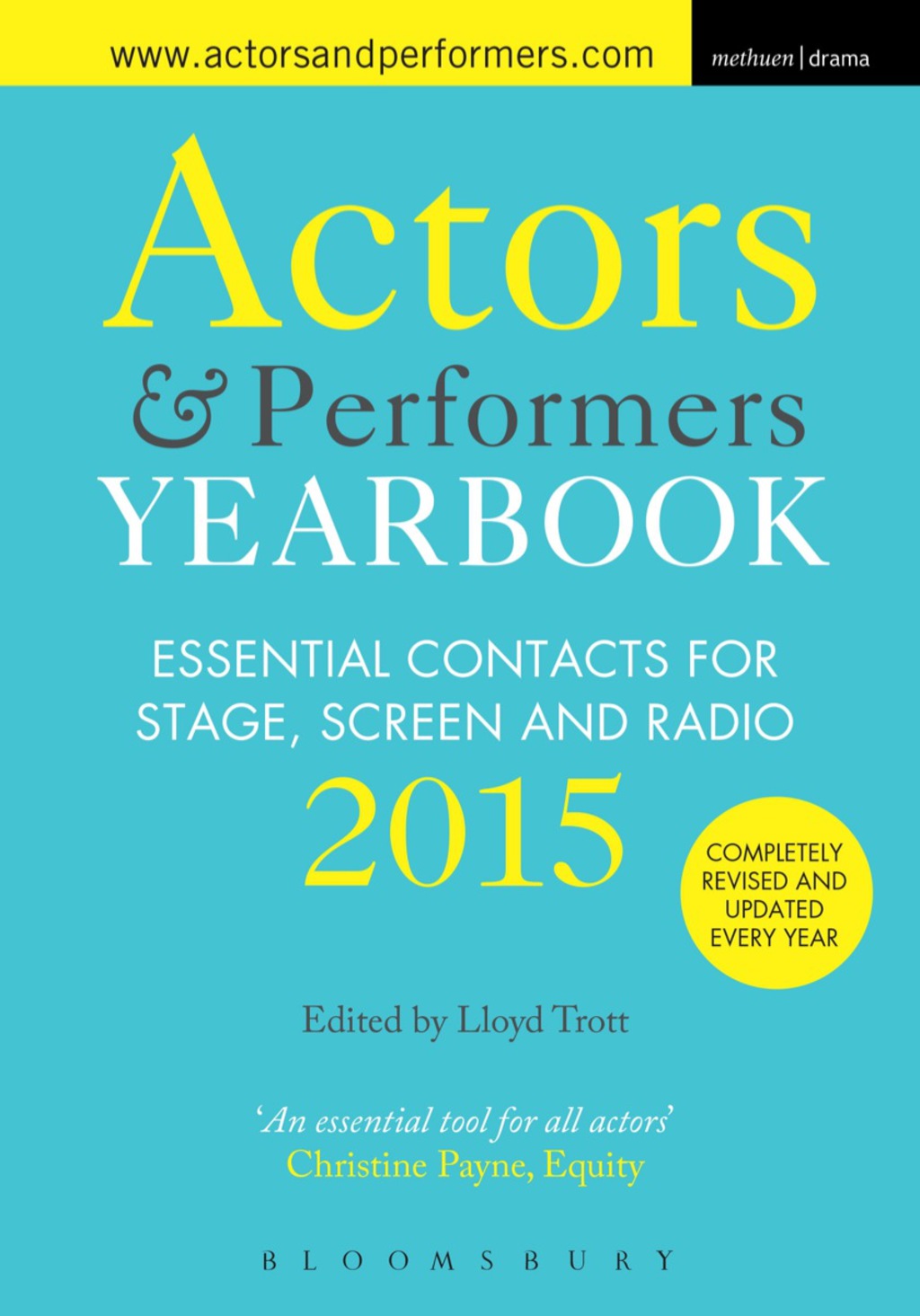 Actors and Performers Yearbook 2015 The Theory, Art and Craft of Translating Lyrics 1st Edition