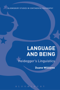 Omslagafbeelding: Language and Being 1st edition 9781350105713