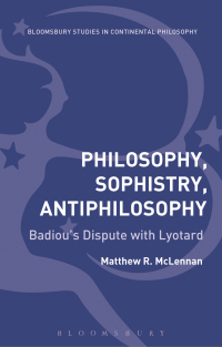 Imagen de portada: Philosophy, Sophistry, Antiphilosophy 1st edition 9781472574169
