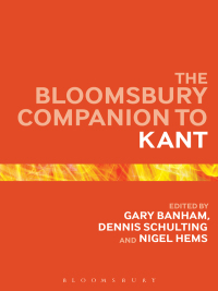 Titelbild: The Bloomsbury Companion to Kant 1st edition 9781472586780