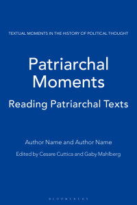 Imagen de portada: Patriarchal Moments 1st edition 9781472589149