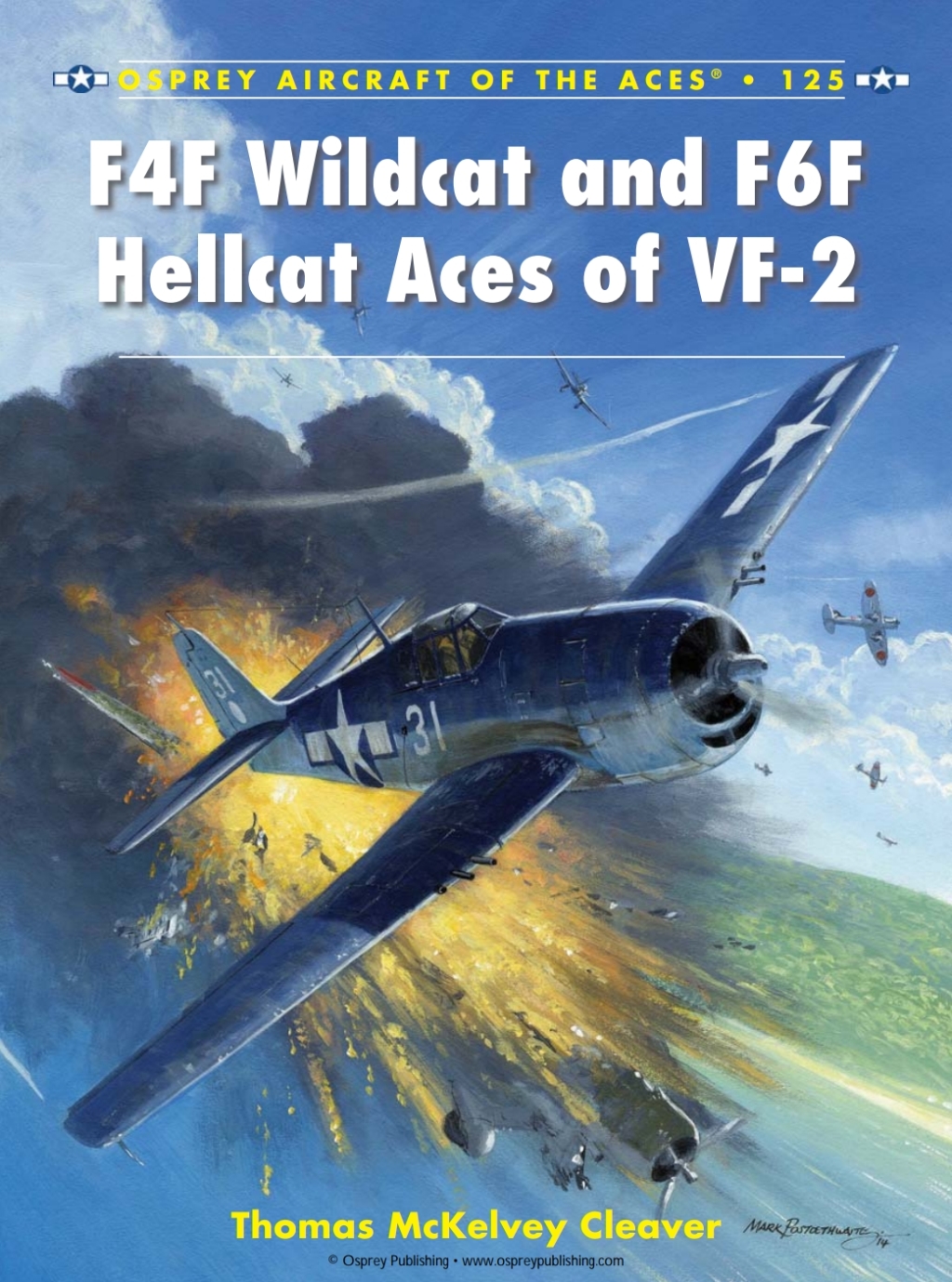 F4F Wildcat and F6F Hellcat Aces of VF-2 1st Edition