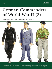 Imagen de portada: German Commanders of World War II (2) 1st edition 9781841765976