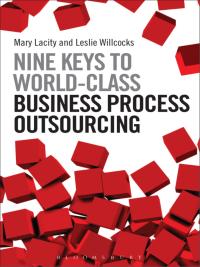 Imagen de portada: Nine Keys to World-Class Business Process Outsourcing 1st edition 9781472918482