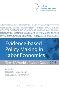 Imagen de portada: Evidence-based Policy Making in Labor Economics 1st edition 9781472932624