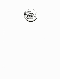 Titelbild: The Birds of Africa; Volume III 1st edition 9781408190548