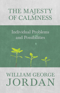 Imagen de portada: The Majesty of Calmness - Individual Problems and Possibilities 9781473336568