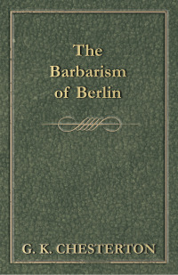 Cover image: The Barbarism of Berlin 9781447467755