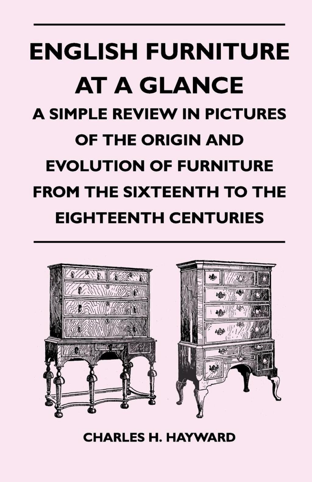 English Furniture at a Glance – A Simple Review in Pictures of the Origin and Evolution of Furniture From the Sixteenth to the Eighteenth Centuries
