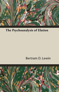 Omslagafbeelding: The Psychoanalysis of Elation 9781447425670