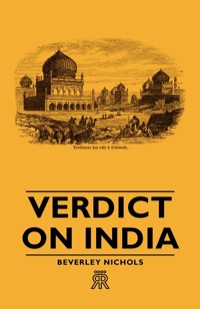 صورة الغلاف: Verdict on India 9781406701760