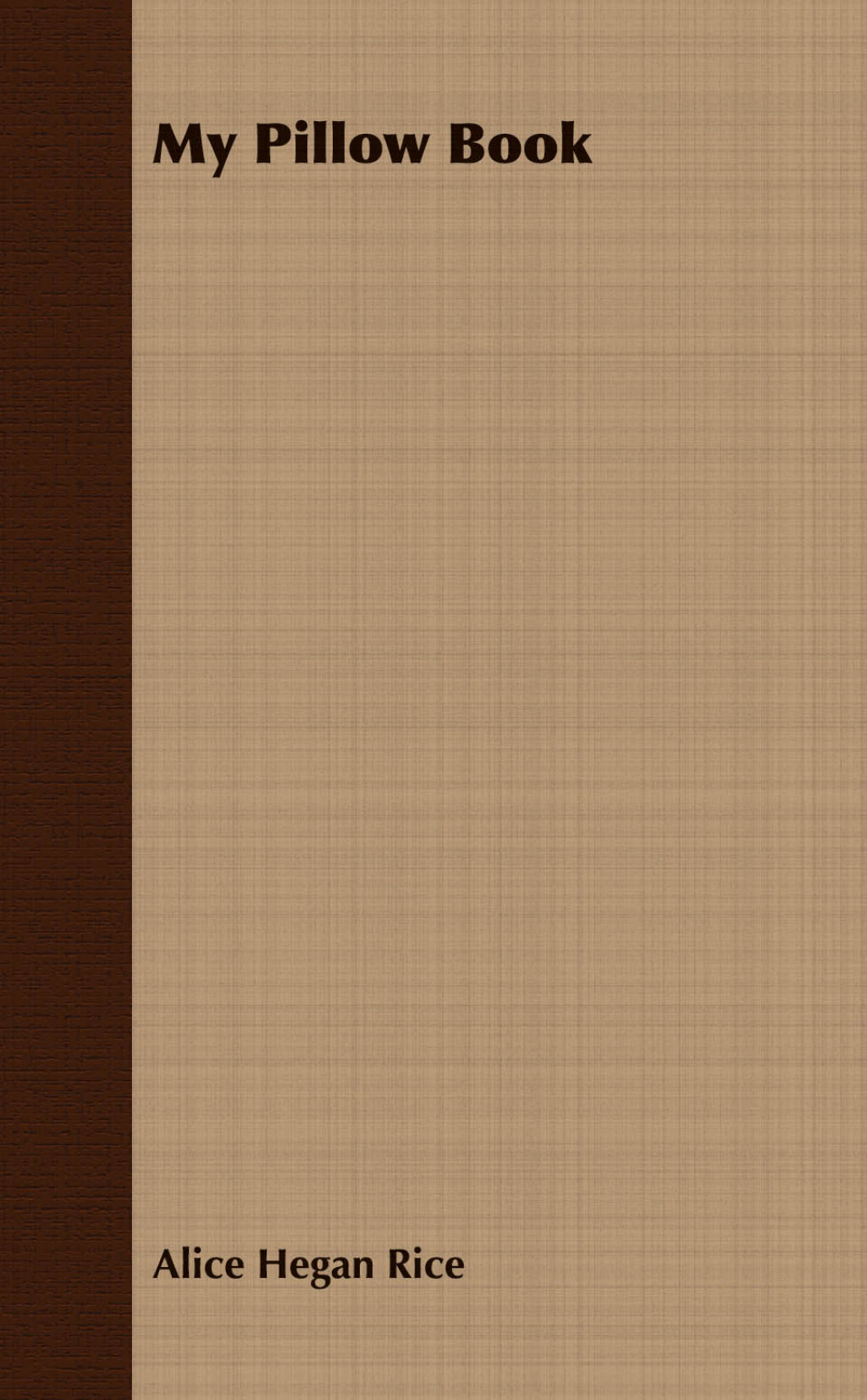 My Pillow Book eBook