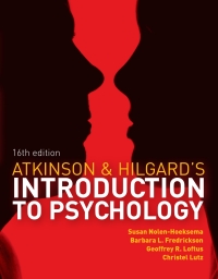 Cover image: Atkinson and Hilgard's Introduction to Psychology 16th edition 9781408044100