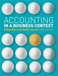 Cover image: Accounting in a Business Context 5th edition 9781473707993